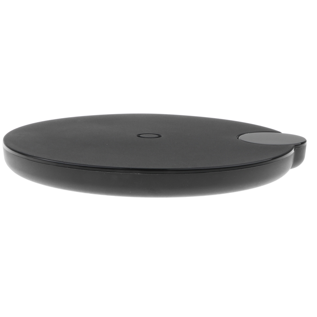LED Display Qi Wireless Charger Charging Pad for iPhone XR Black