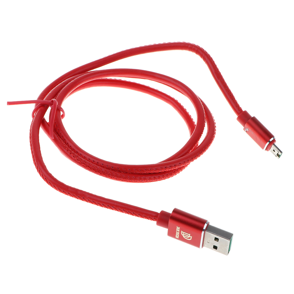 Micro USB Charging Cable Data Sync Charger Cord 1Meter for Android Red