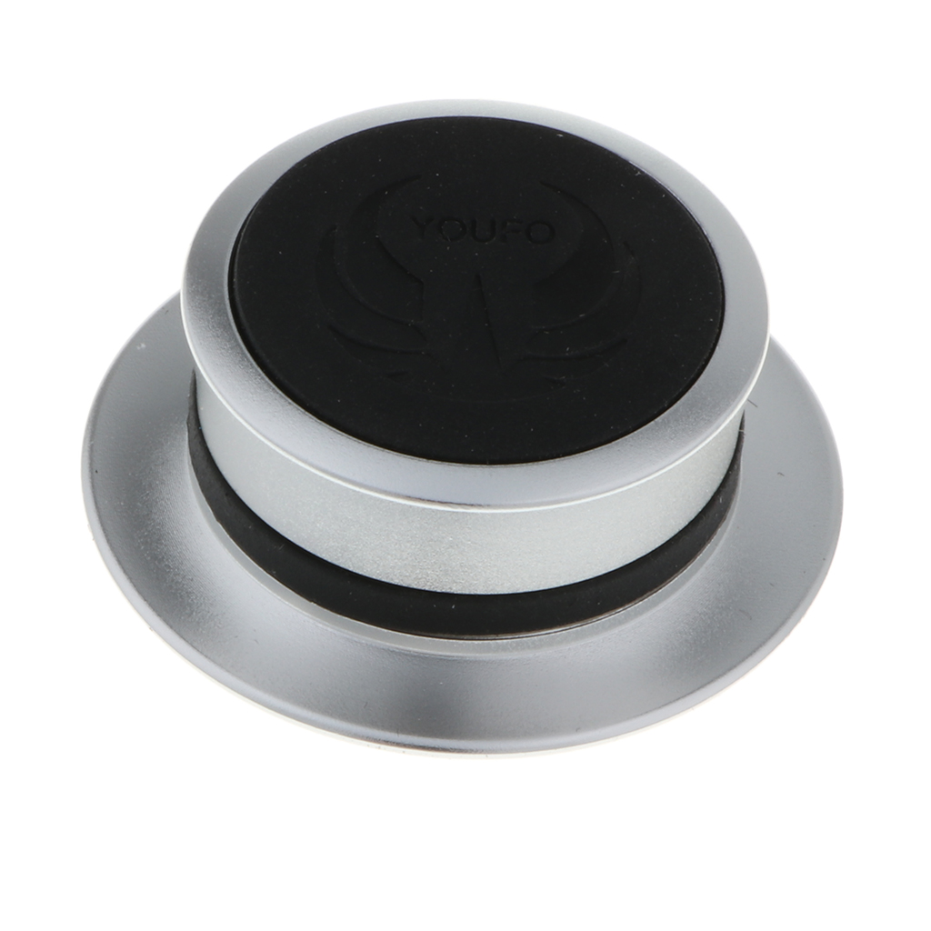 Hat Magnetic Phone Holder 360 Degree Rotation Vehicle Tablet Bracket Silver