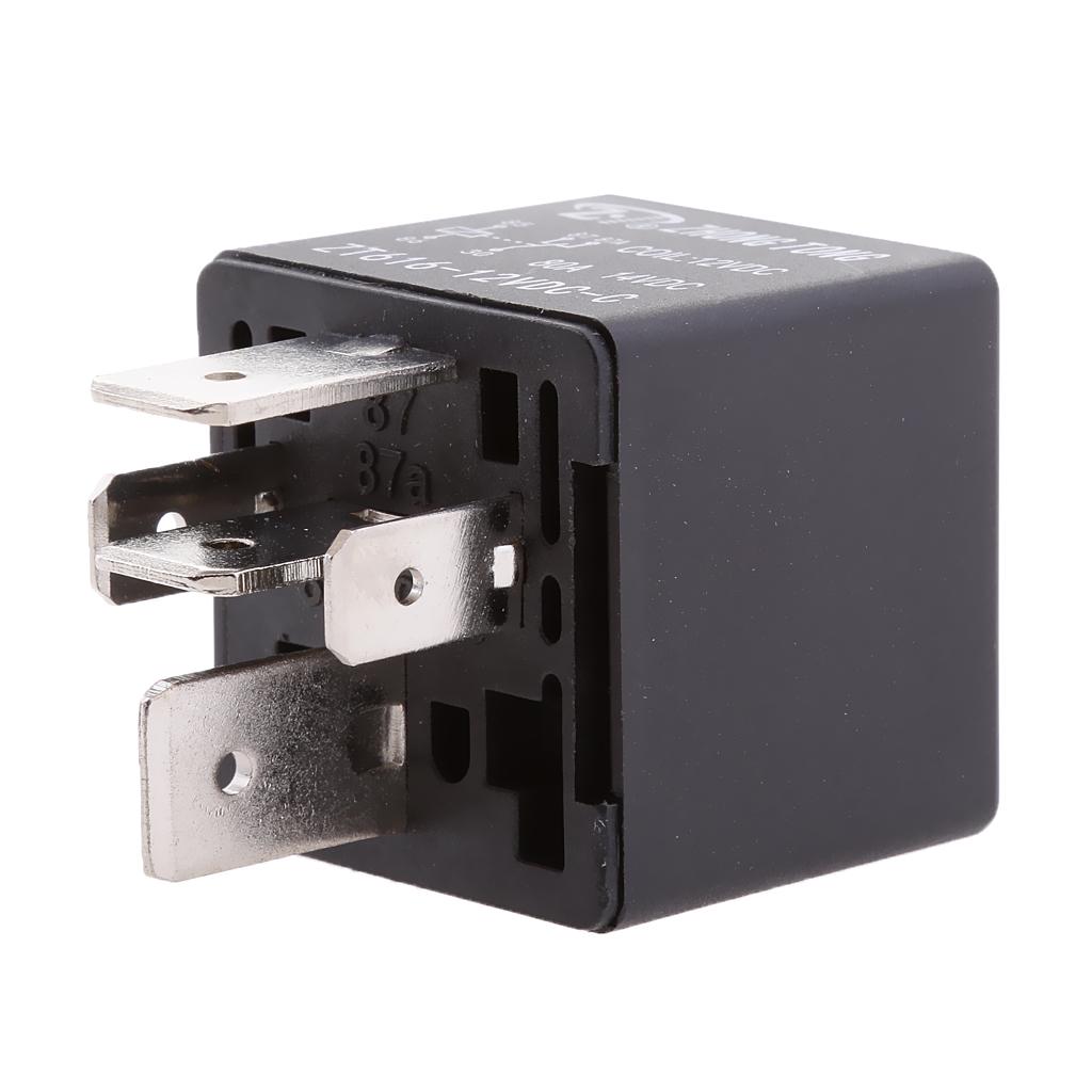 12V 80A 5-Pin SPDT Contacts Automotive Changeover Relay