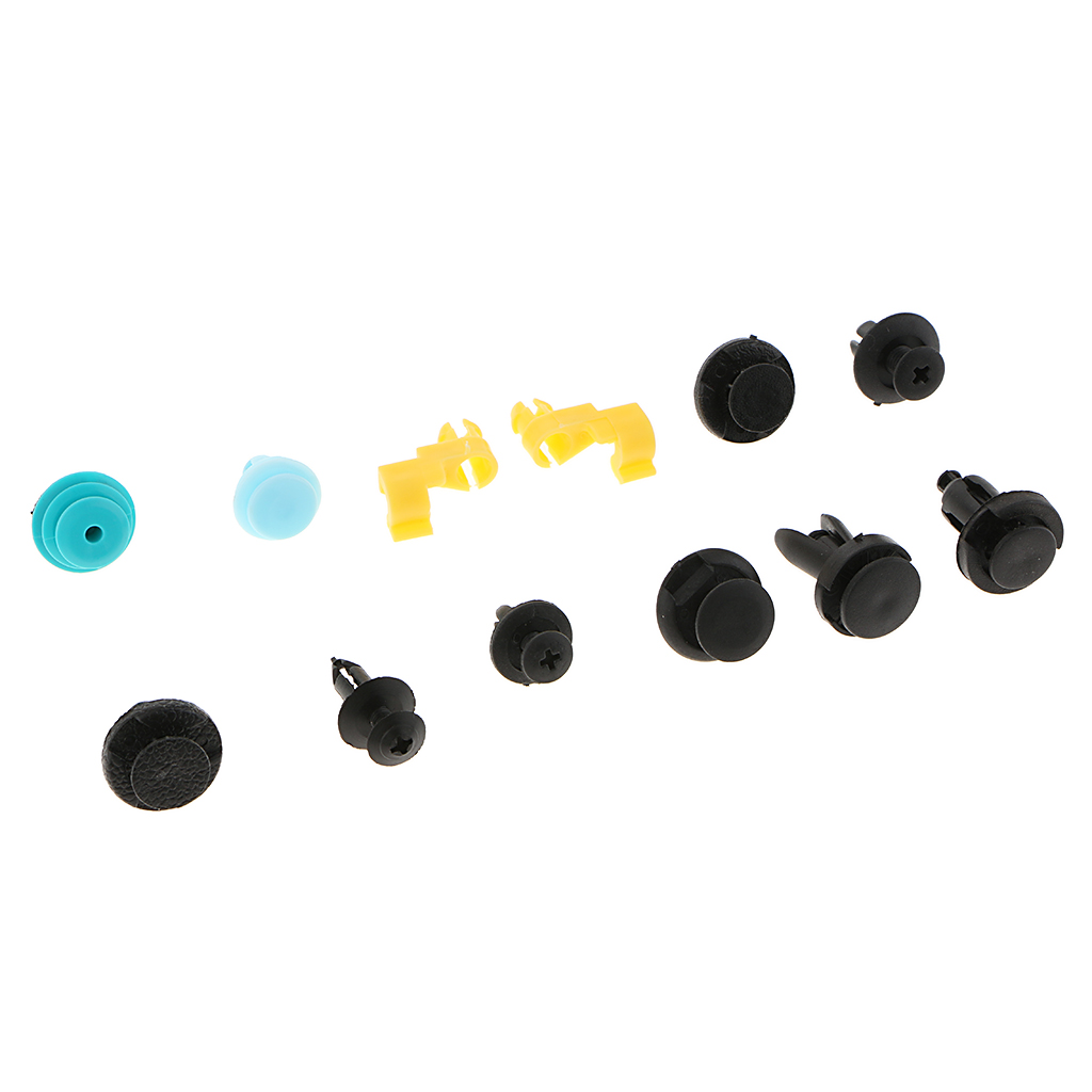 195 Pieces Car Push Pin Rivet Fasteners Clips Mixed for BMW Honda GM jeep SUZUKI