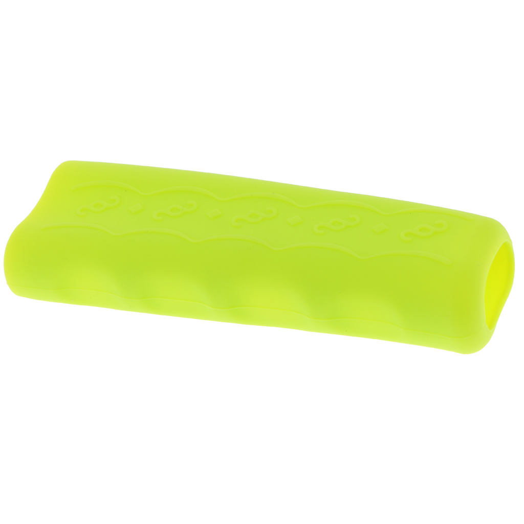 Car Vehicles Silicone Nonslip Hand Brake Lever Protector Cover Sleeve Green