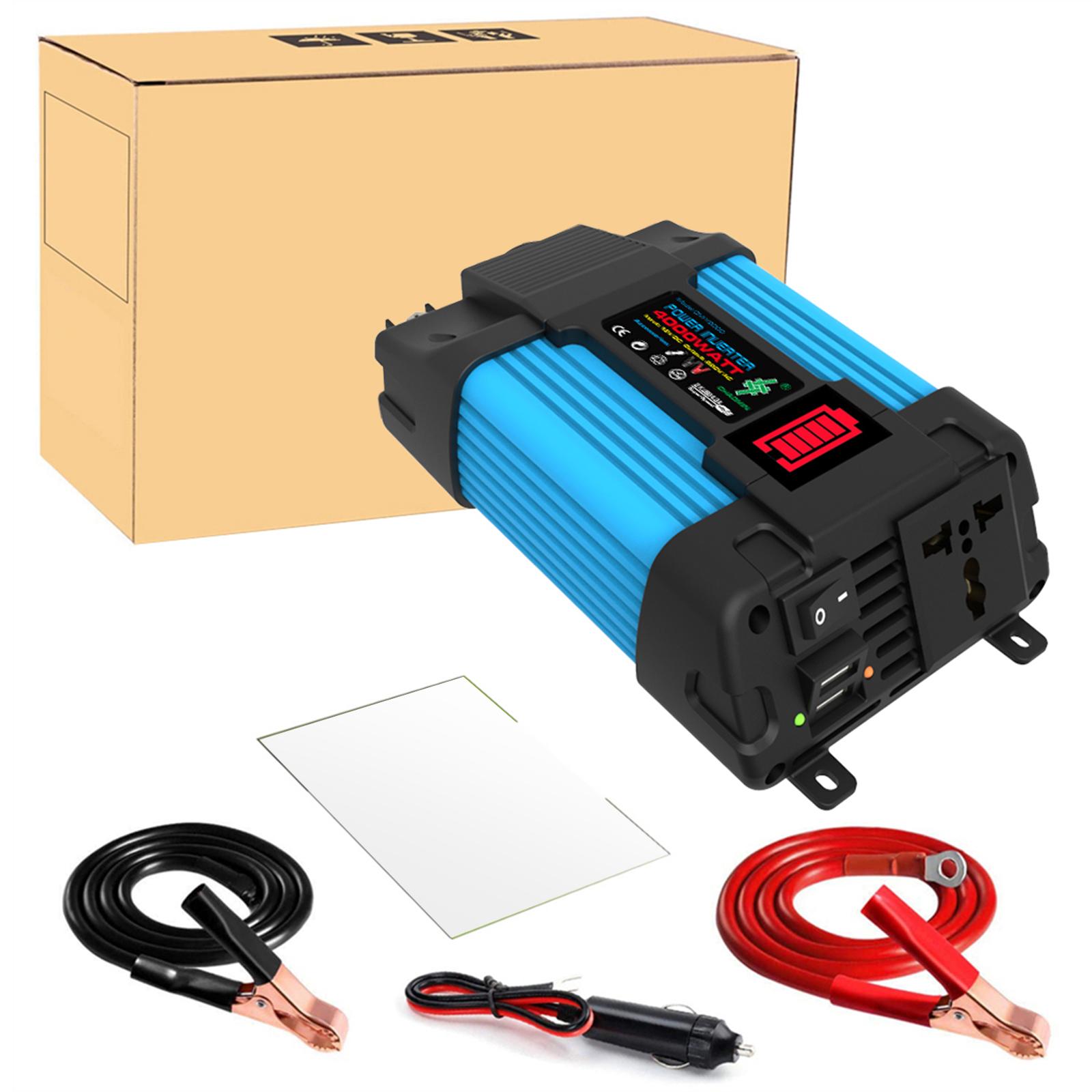 Car Power Inverter with Cigarette Lighter with AC Outlet for RV Outdoor DC12V to AC220V 300W