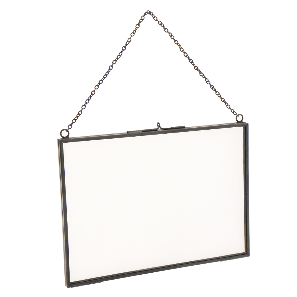 hanging double sided picture frame