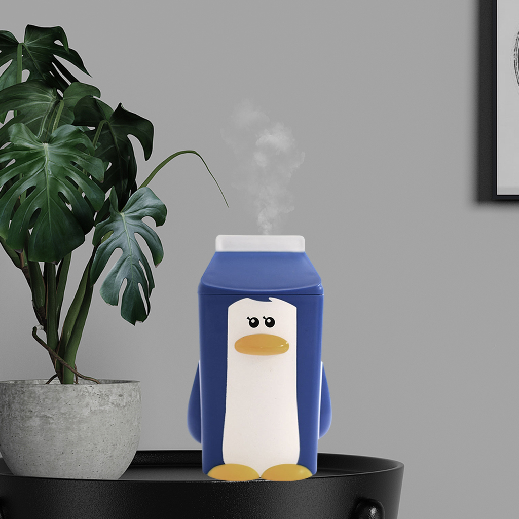 Mini Humidifier Air Purifier Oil Aroma Diffuser for Home Car Penguin 