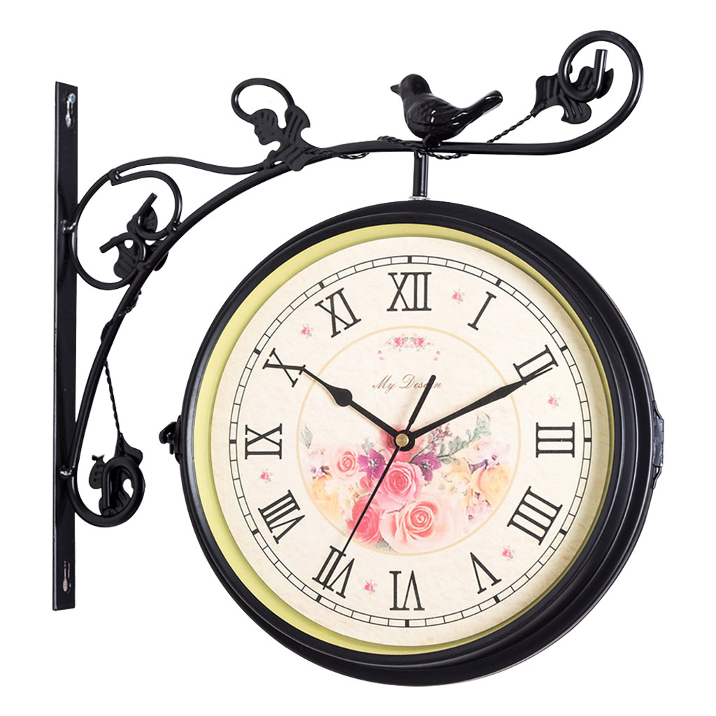 Double Sided Wall Clock