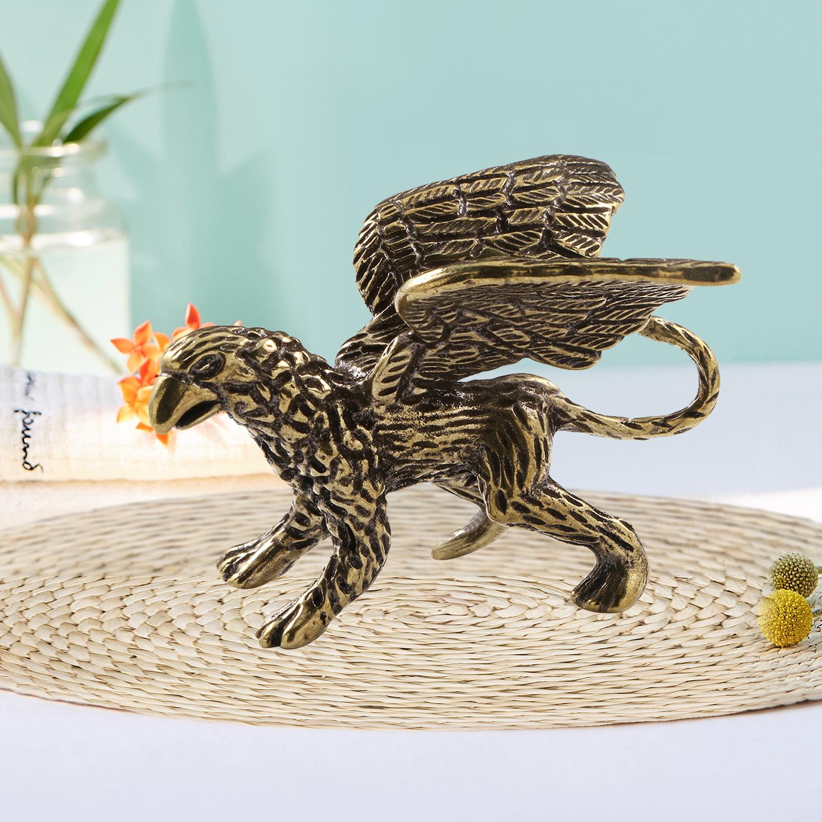 Griffin Staute Office Decoration Lucky Medieval Collection Griffin Sculpture