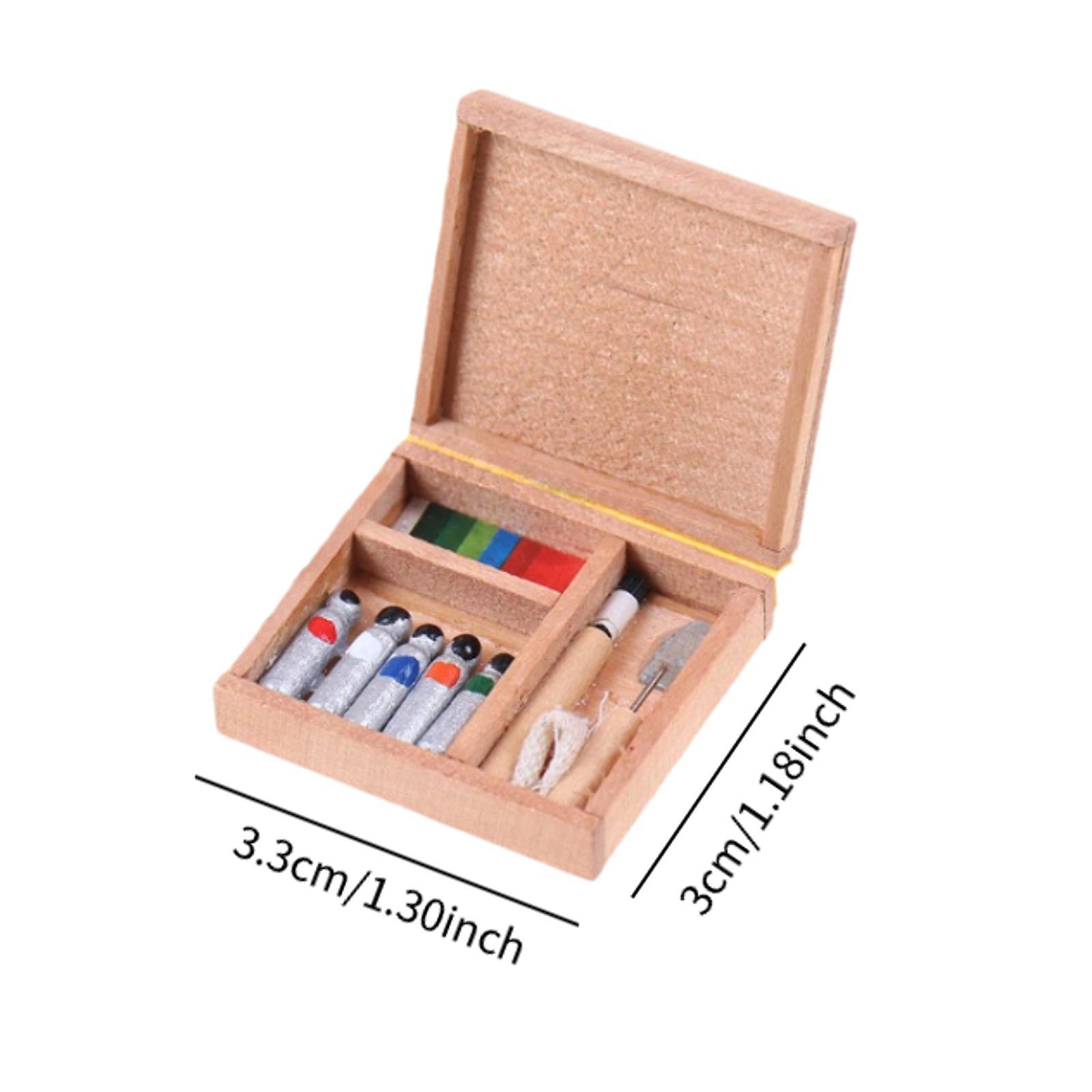 3xMiniature Dollhouse Accessories Toy Birthday Gift Wooden Dollhouse Furniture