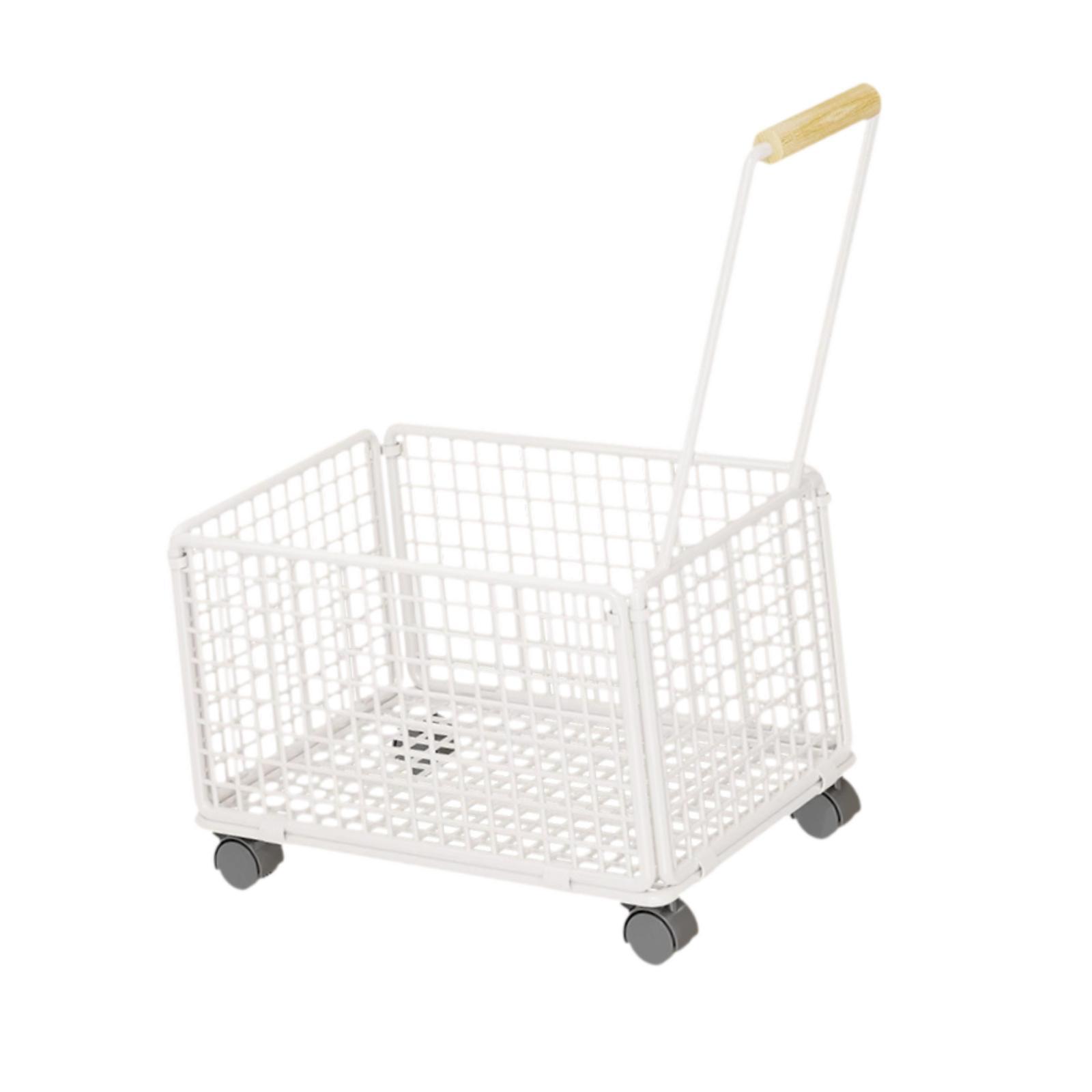 Rolling Storage Basket with Wheels