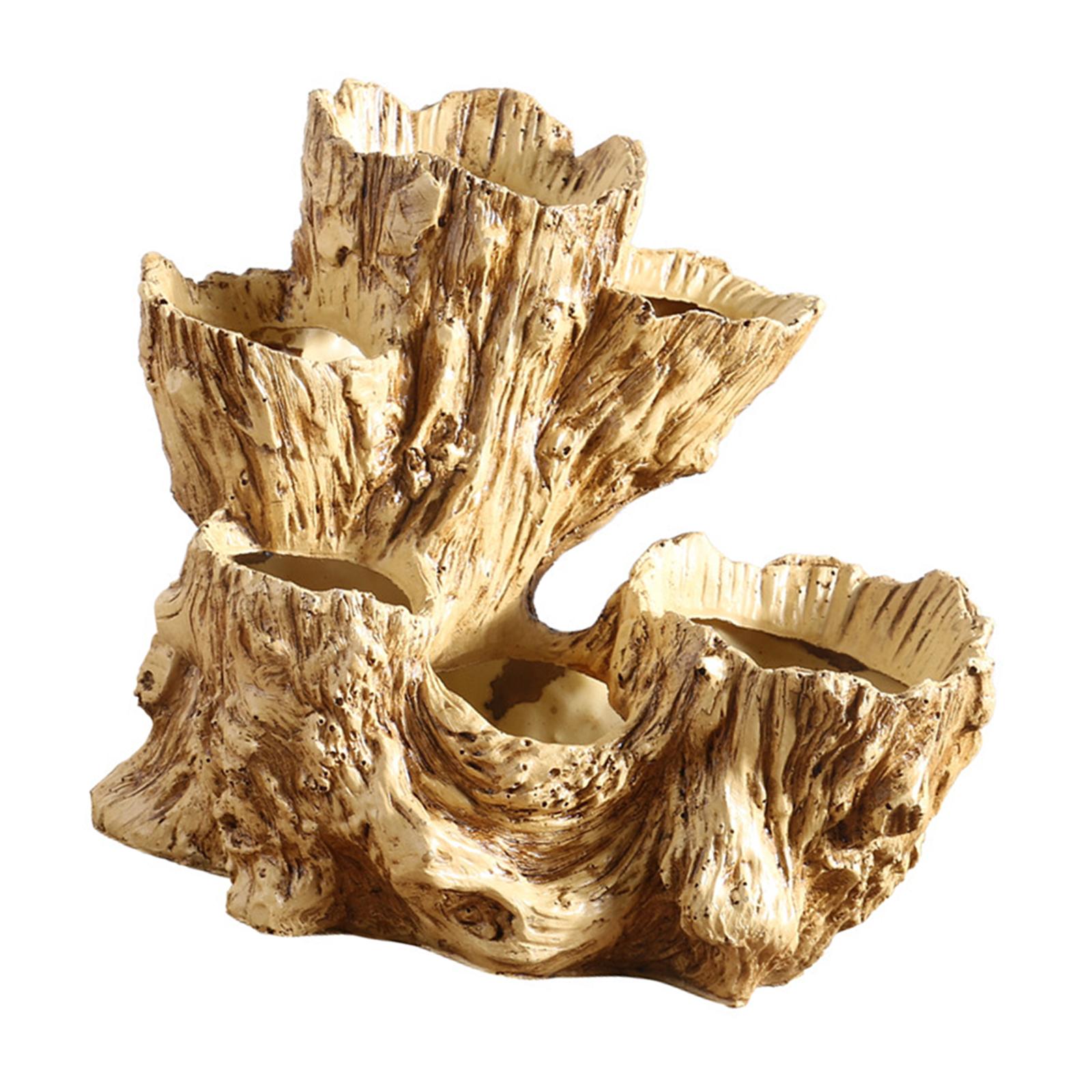 Tree Stump Flower Pot