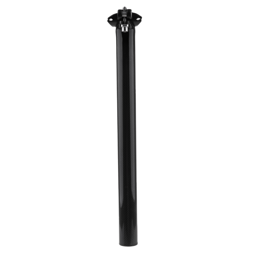 Light Carbon Fiber Extended Road Bike Bicycle Seatpost Seat Tube Saddle