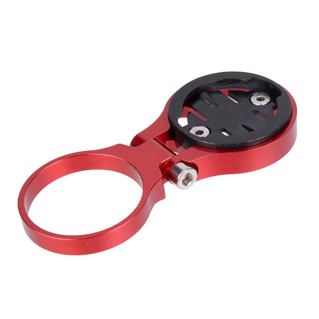 Adjustable Bike Stopwatch Holder Bicycle GPS Computer Stem Mount Rack Red