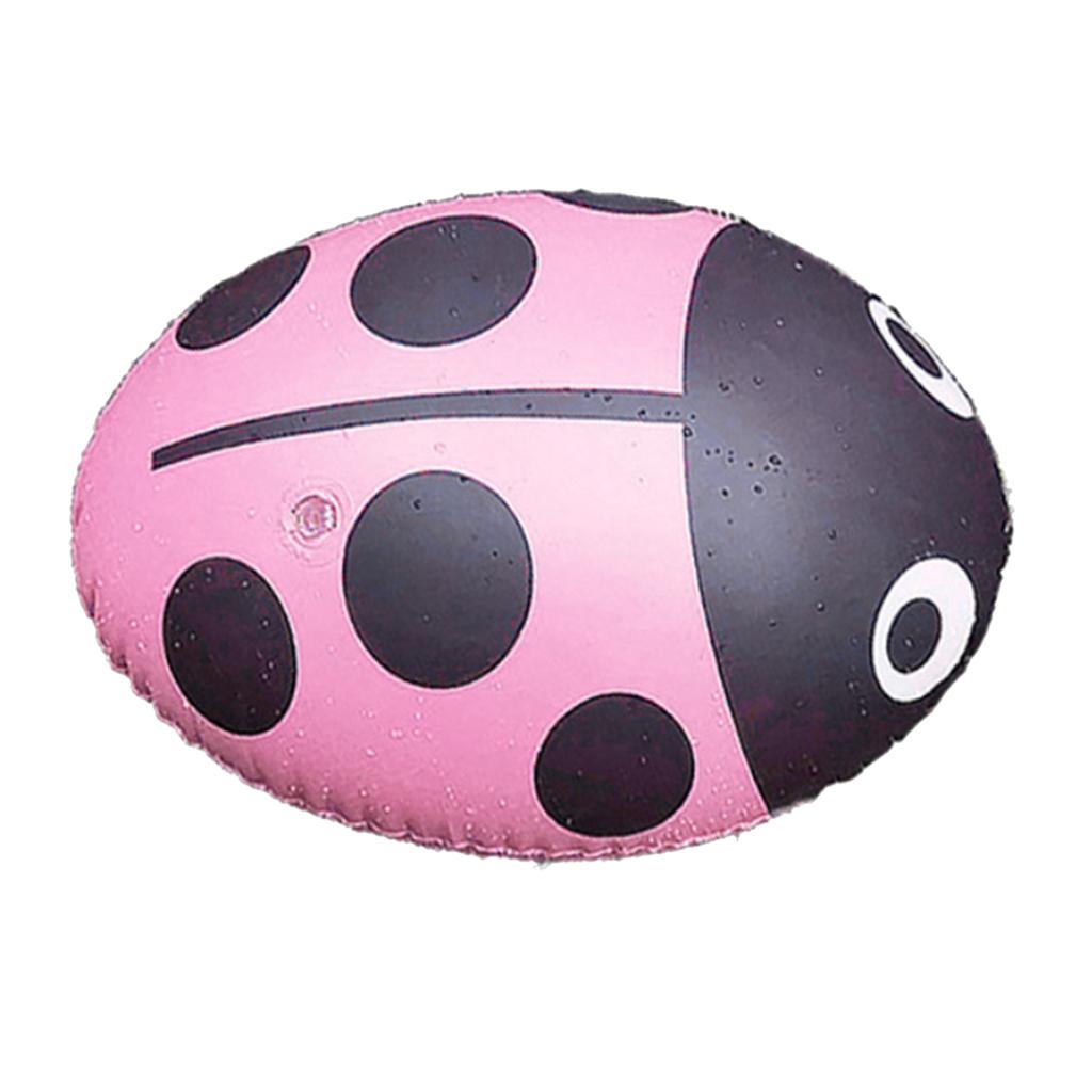 Inflatable Swimming Air Bag Float Buoy Gasbag Ladybug Flotation Ball Pink