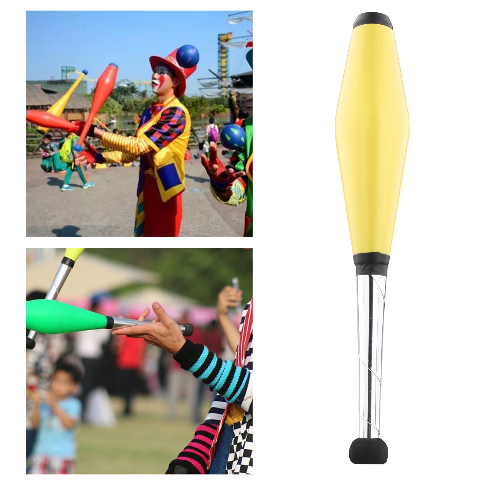 2pcs Juggling Clubs Sticks Pins Comedy Playing Toy Beginner Clown