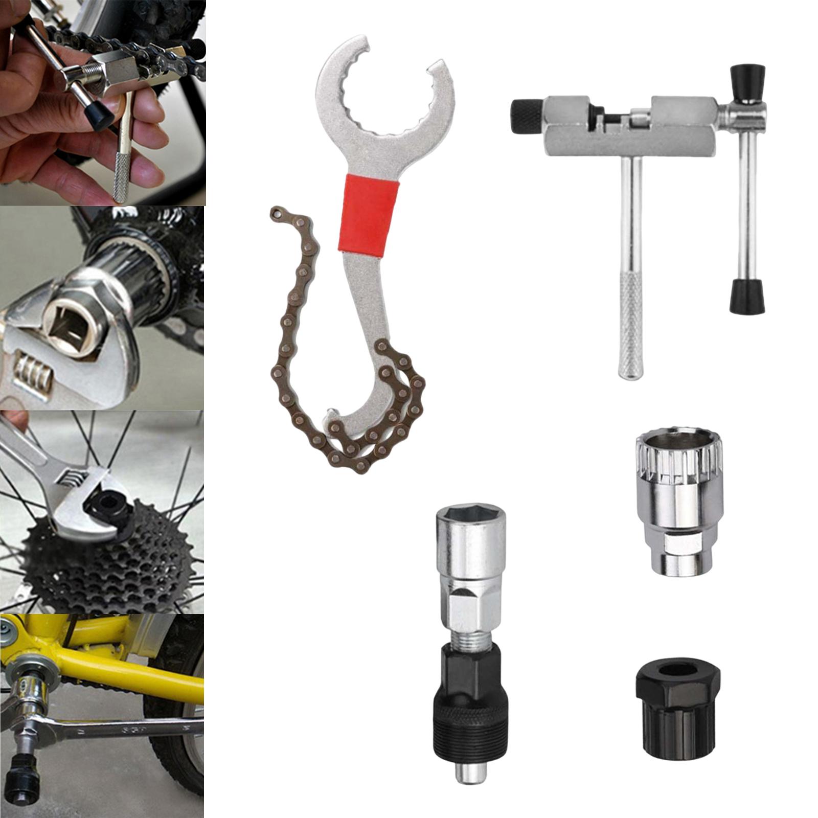 Bicycle Chain Splitter Remover Breaker Cutter Repair Tool 5 PCS Repair Tools