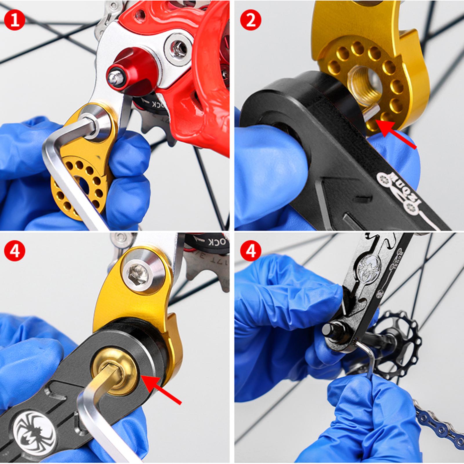 Mountain Bike Single Speed Conversion Kit Chain Tensioner Bicycle Components Black 14T