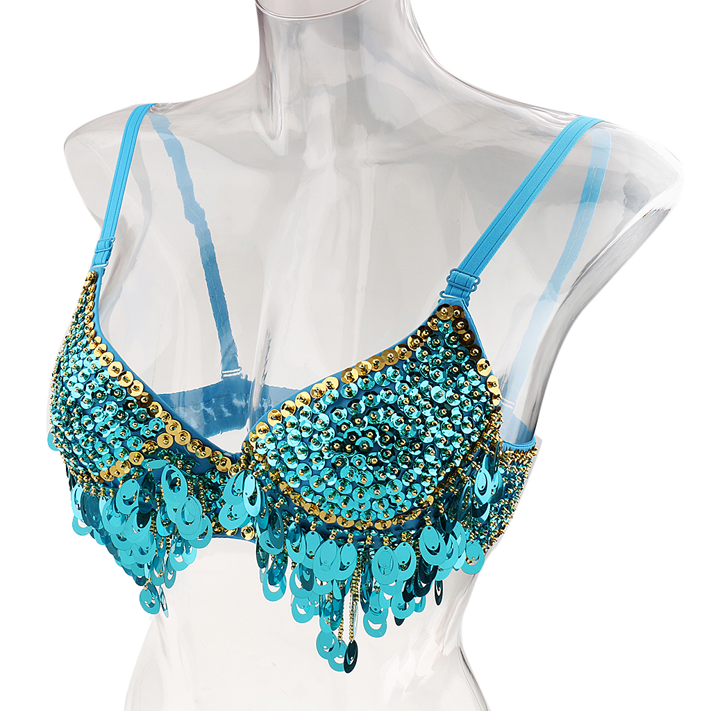 sequins backless top
