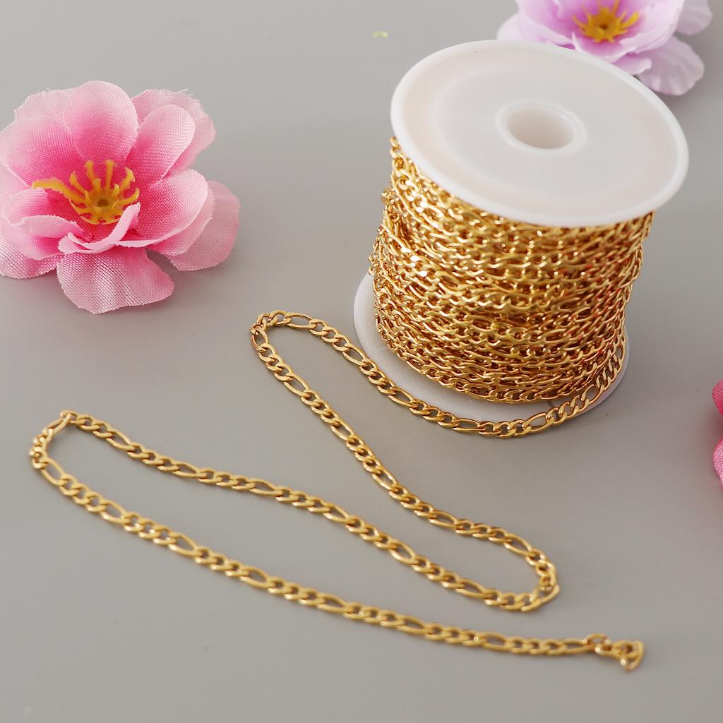 6m Stainless Steel Flat Cable Link Chain Spool Bulk for ...