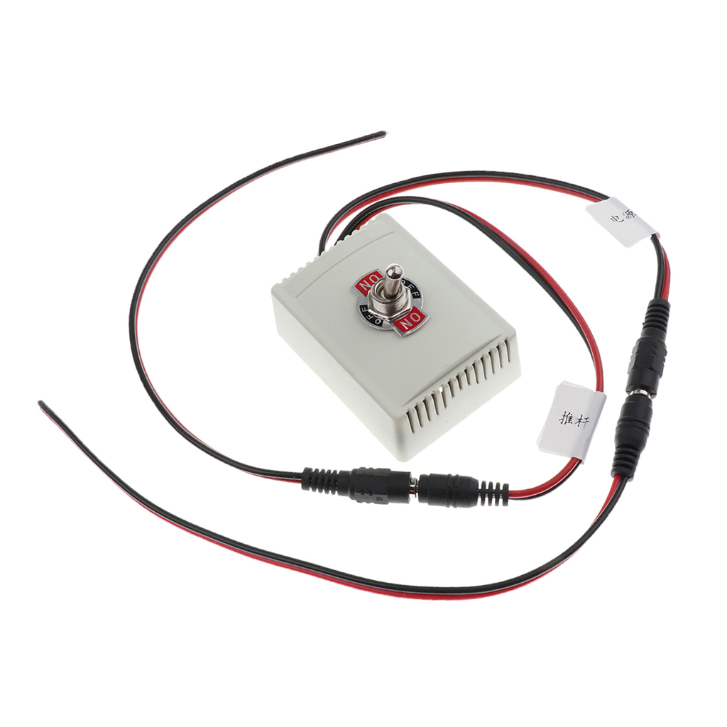 Reverse Polarity Rocker Switch DC Control Momentary Linear Actuator 12V