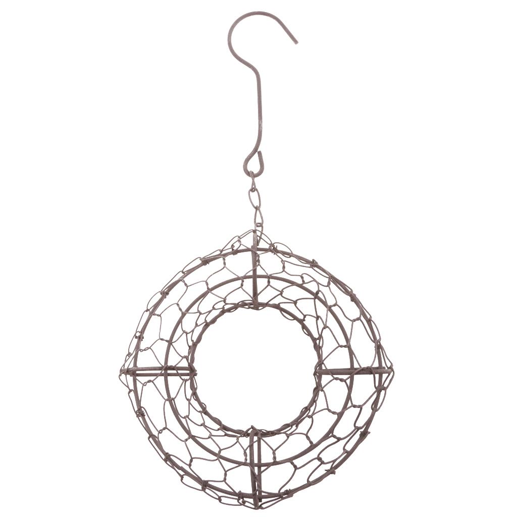 Iron Wire Wreath Frame 26cm
