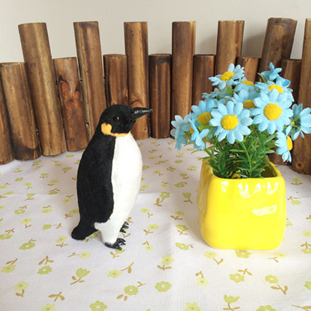 Realistische Pinguin Dekofigur für Innen & Außen Garten Dekoration Deko 