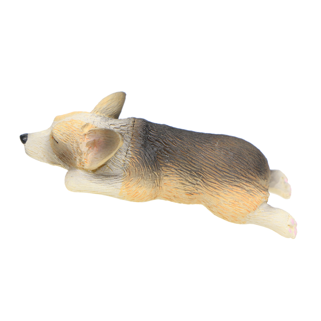 Verschiedene Miniatur liegend Hund Ornament Blumentopf Figur