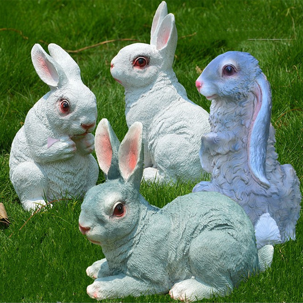 outdoor easter bunny statue