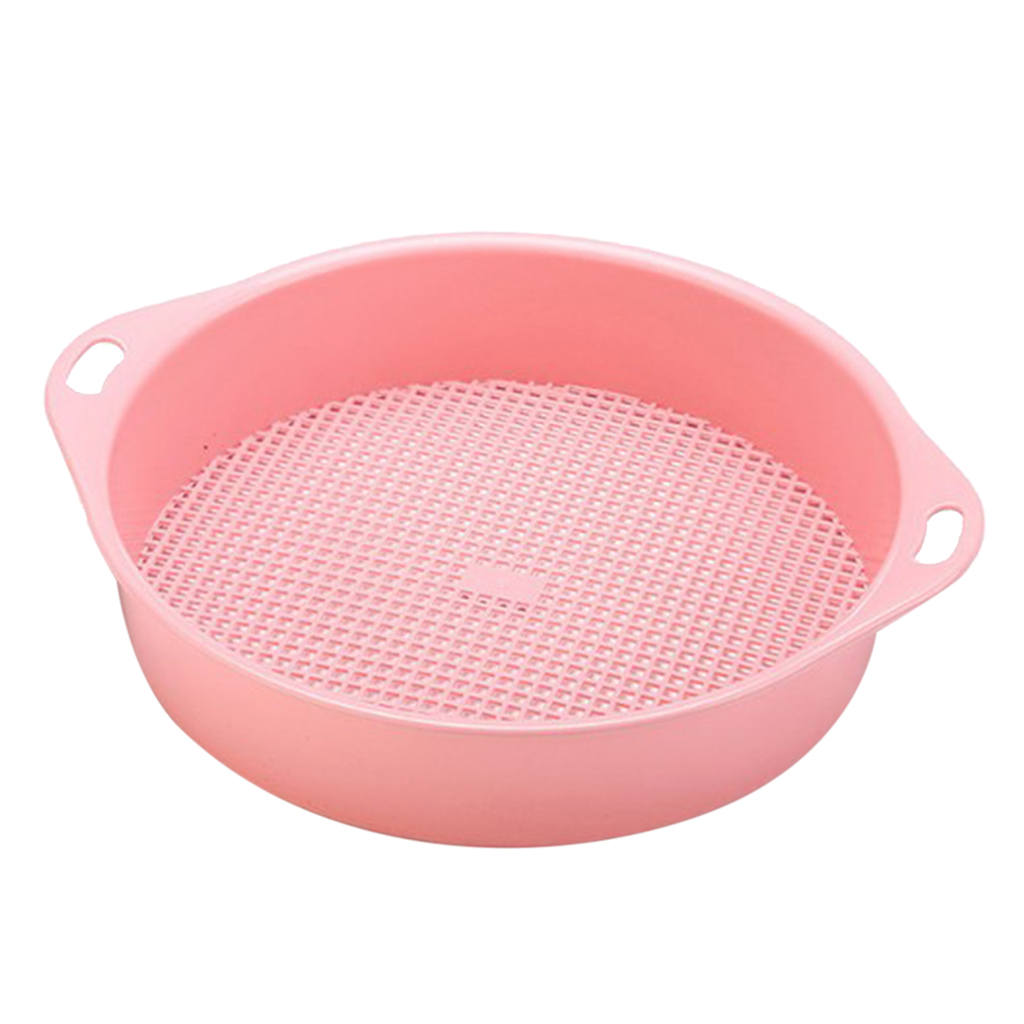 Mesh Sieve Garden & Greenhouse (Comppost & Soil Use In Garden) Red