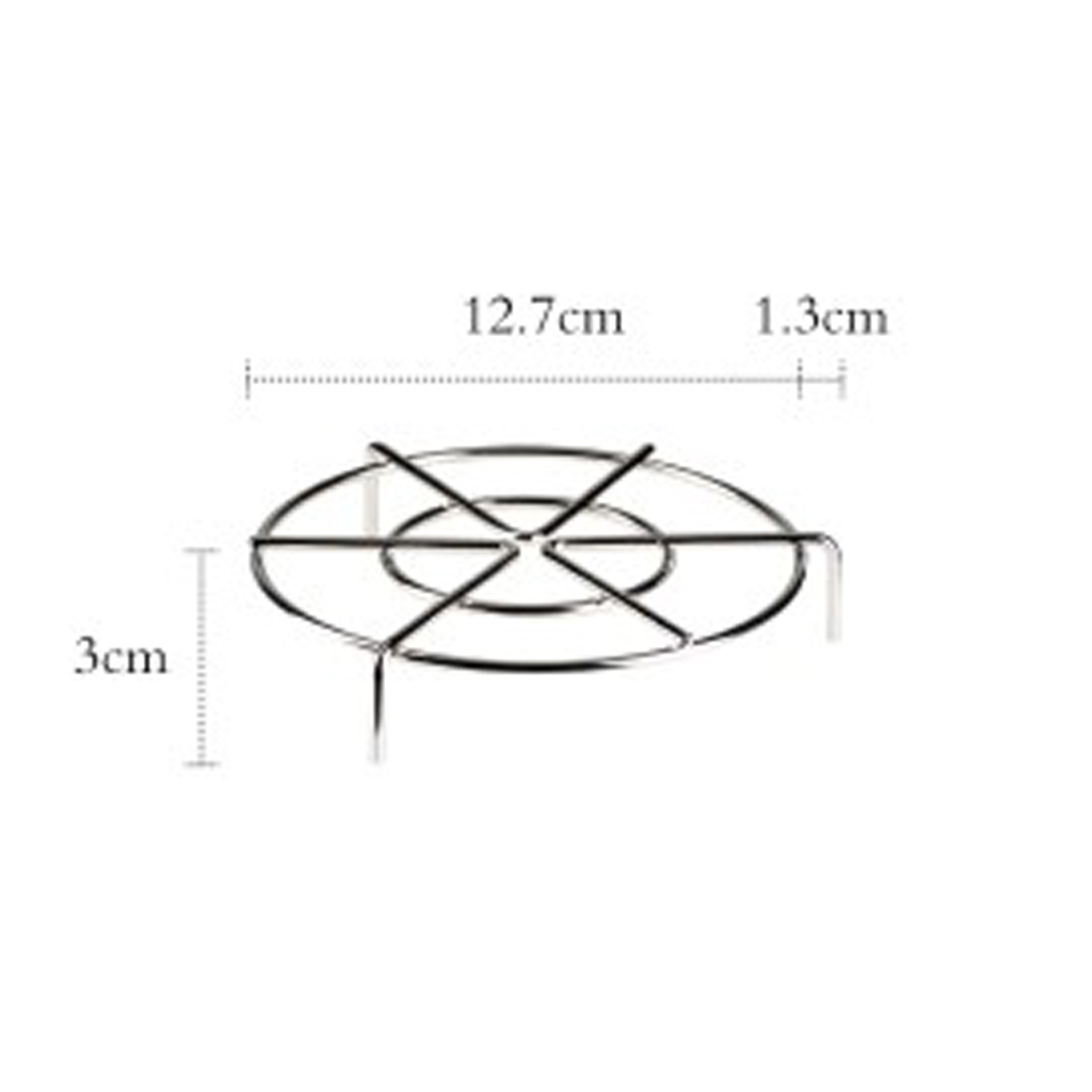 Heavy Duty Stainless Steel Metal Steaming Rack Stand  12.7x3cm