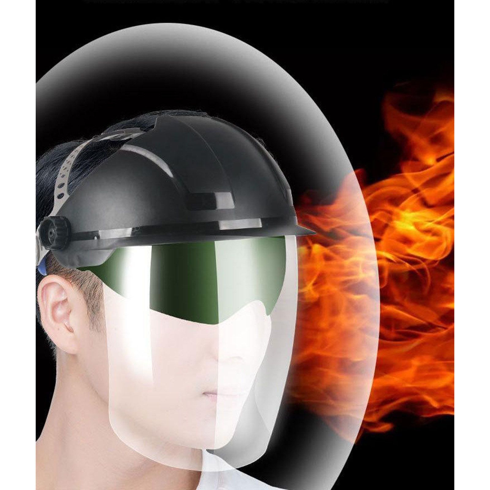 Auto Dimming Headset Welding Helmet ARC MIG Weld Welder Lens Grinding Mask