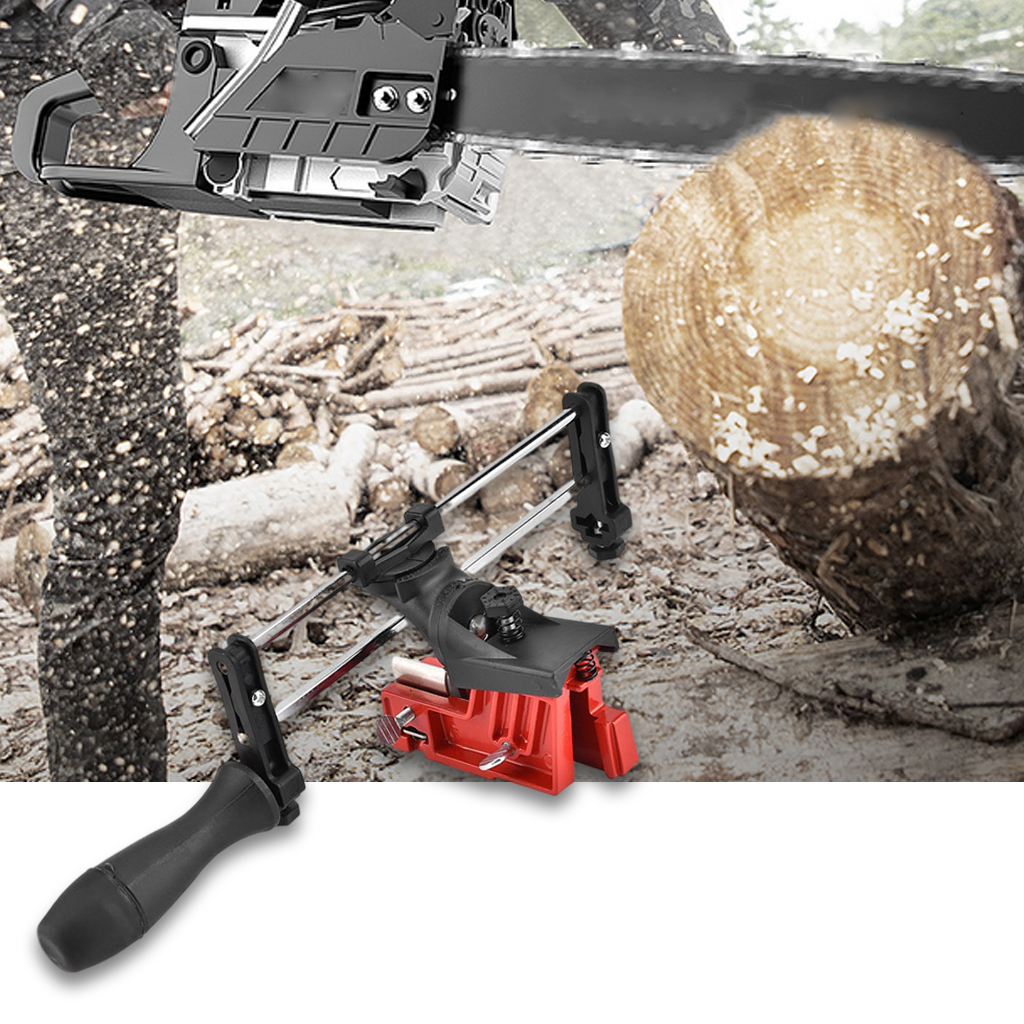 Bar Mounted Chain Sharpener Chainsaw Saw Chain Filing Sharpening Guide 5.5mm