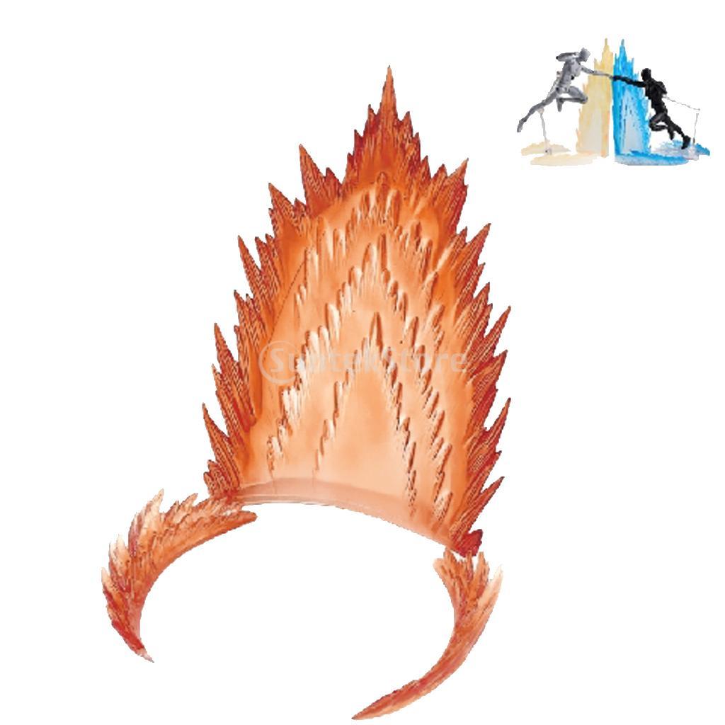 Explode Effect Figure Display Stand for DragonBall Saint Seiya Yellow Red