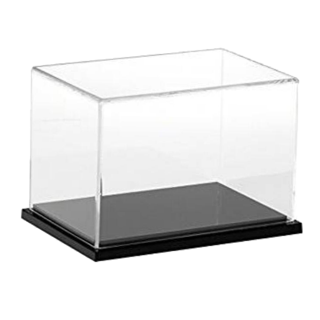 Колпак из стекла. Прозрачный бокс для моделей. Акриловая прозрачная коробка. Стеклянный короб для моделей. Стеклянная коробка.