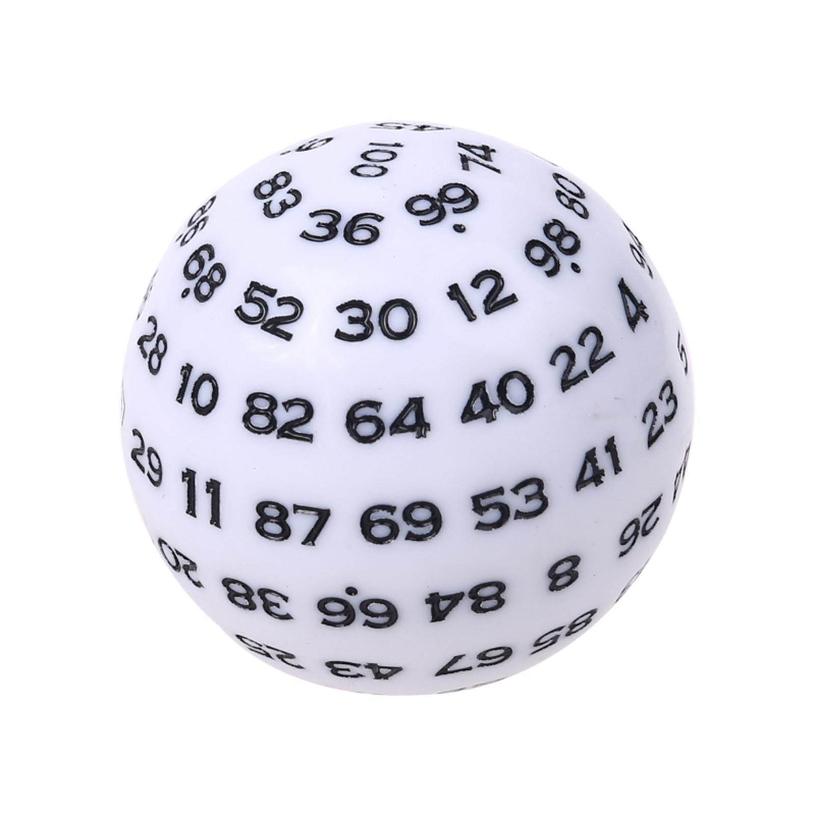 Acrylic Dices Game Entertainment Family Polyhedral Dice White