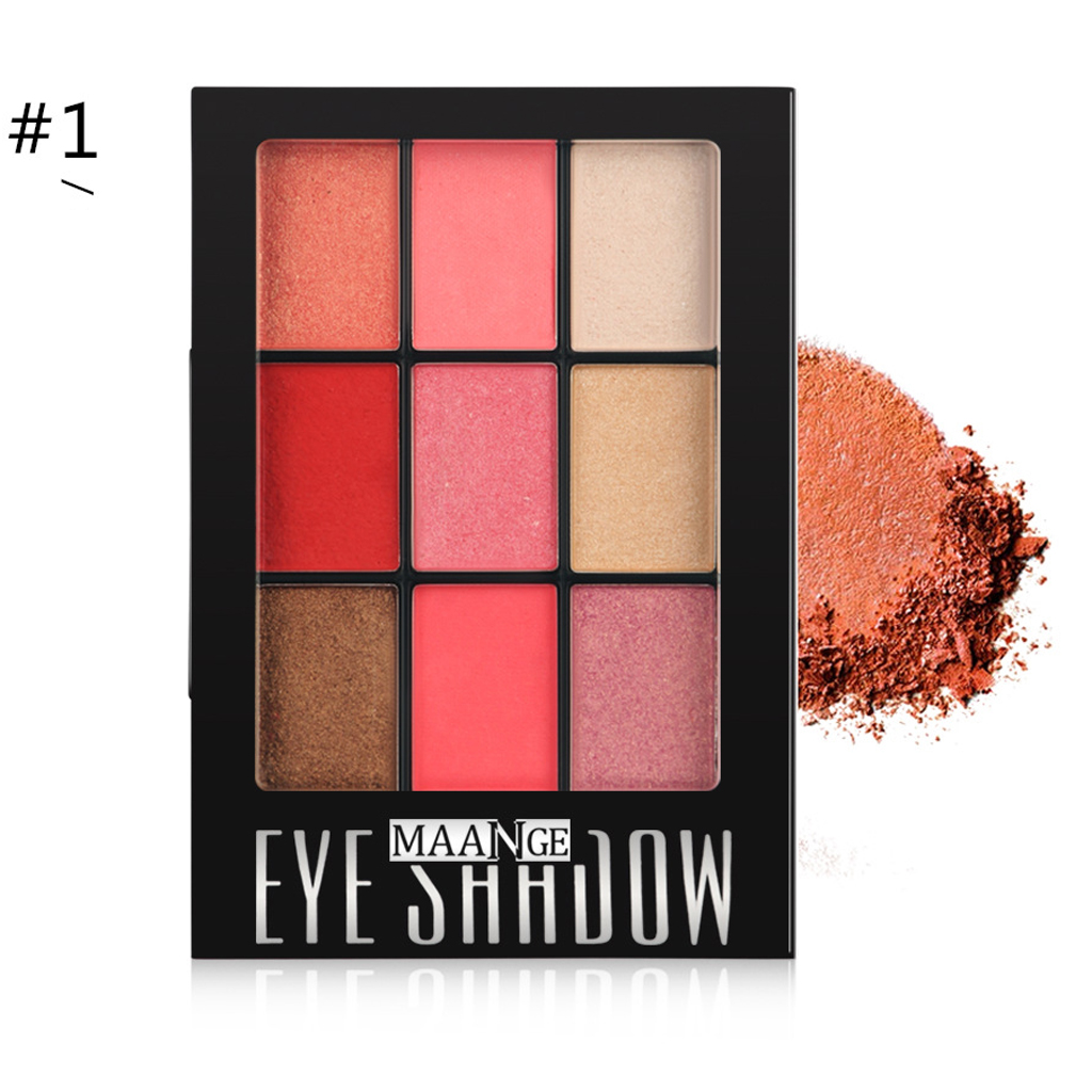 9 Couleurs Palette de Fard à Paupière Waterproof Durable Matte | eBay