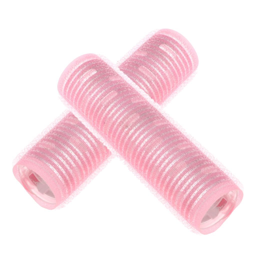 2Pcs Plastic Hair Rollers Bangs Curlers Self-Grip Hair Curling Styling Tools