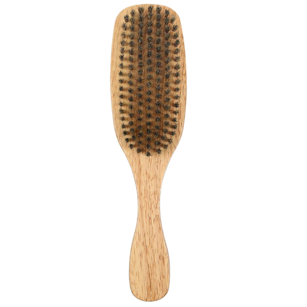 Men's Beard Grooming Mustache Styling Shoe Cleaning Brush with Wood Handle 