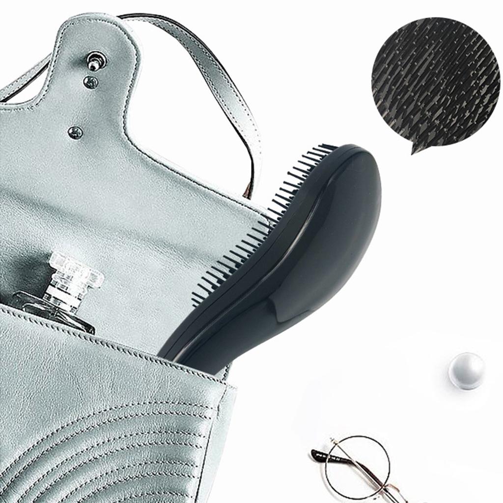 2 Pcs Hair Brush   Free Hair Combs Unique Handle Detangling Combs