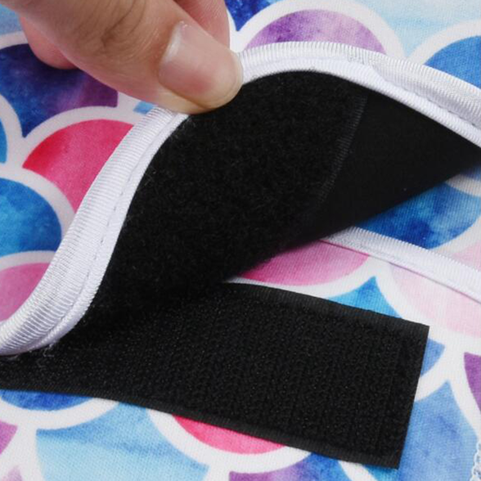 Travel Water-resistant Curling Iron Holder Cover Bag Carrying Purple