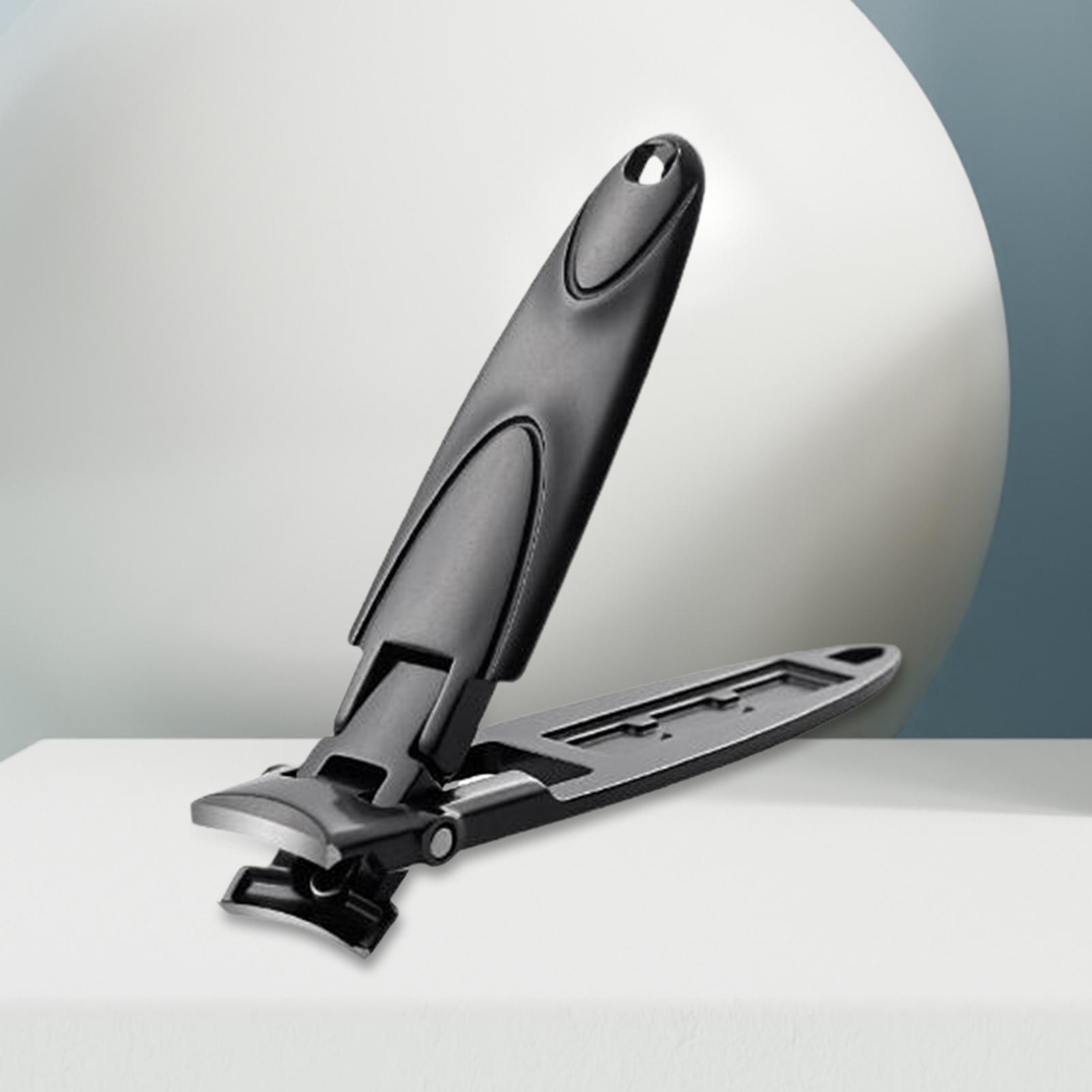 Stainless Steel Nail Clippers Manicure Tool for Outdoor travel Black