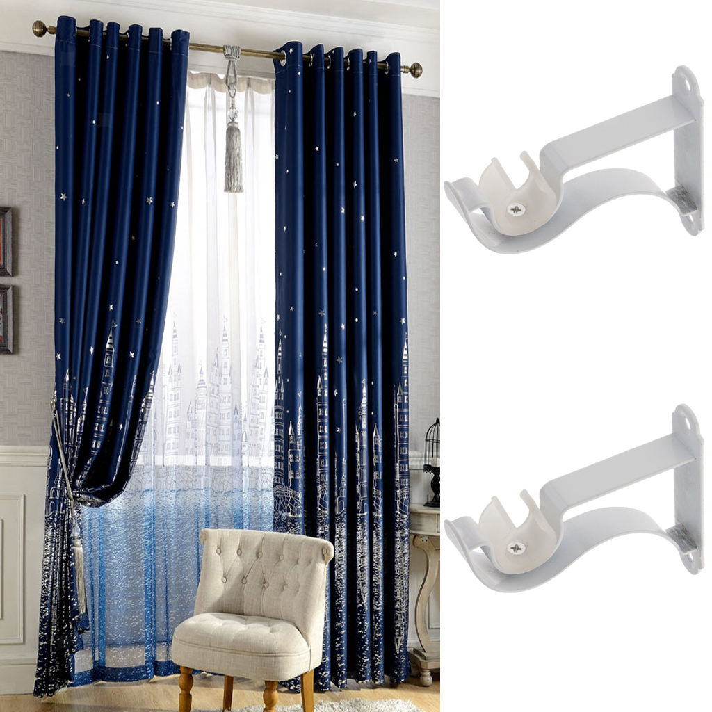 2 Stücke Einzigartiges Design Fenster Gardinenstange Ende