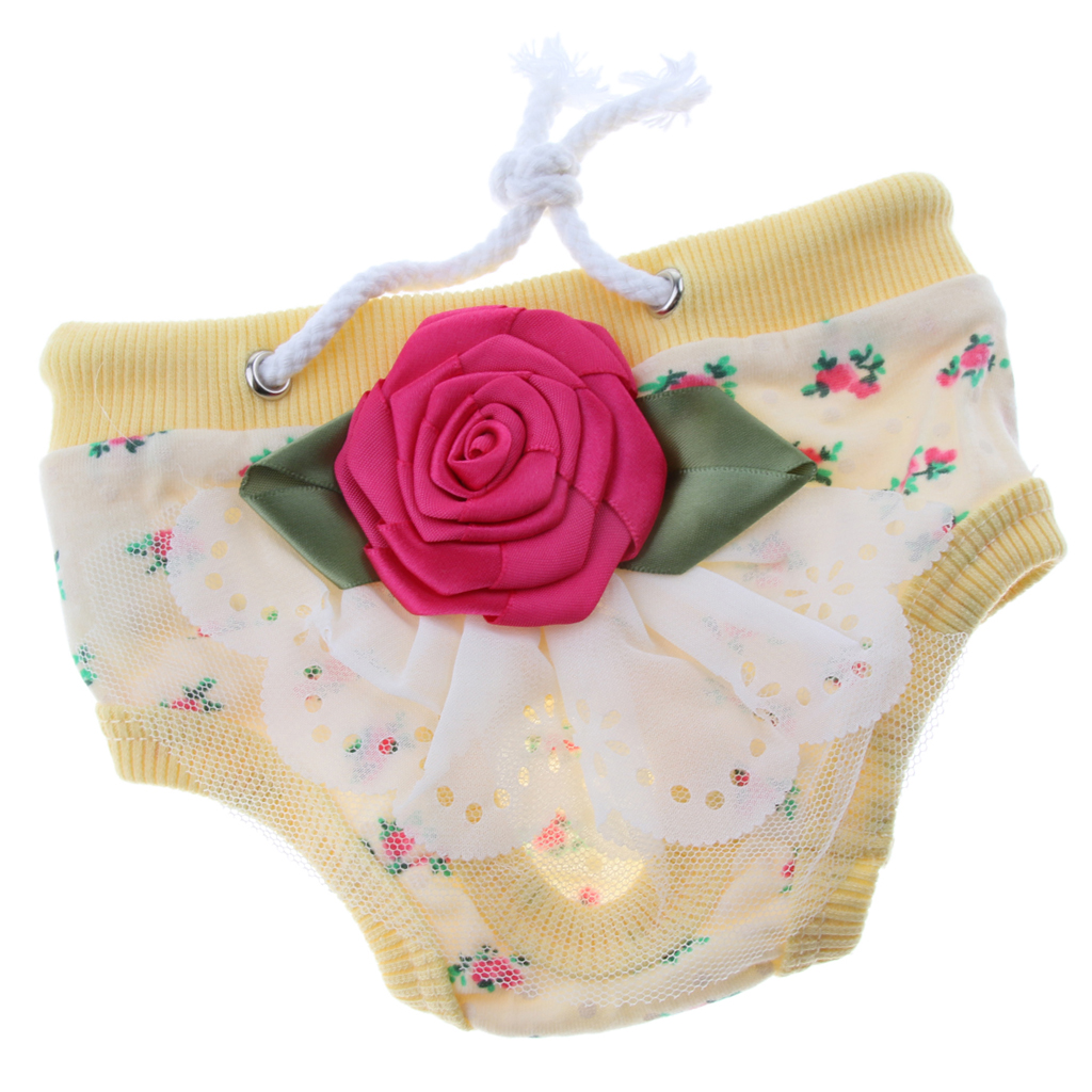 Hundewindeln waschbare Läufigkeitshose mit Rosa für weibliche Hunde eBay