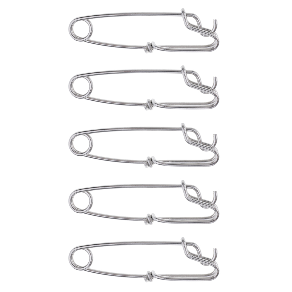 510Pcs Fishing Clip Snap Long Line Clips Snap Stainless Fishing