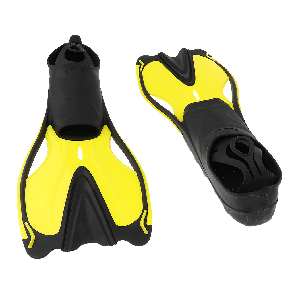 Adult Swim Adjustable Scuba Diving Swimming Flippers Snorkeling Gear | eBay