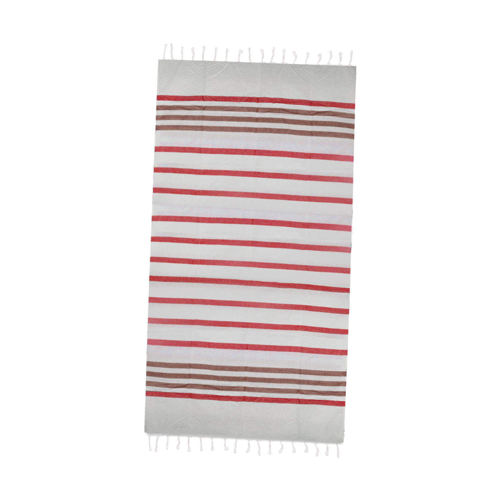 Large Beach Towels Hotel Stripe Pool Towel Blend 90x190cm red brown