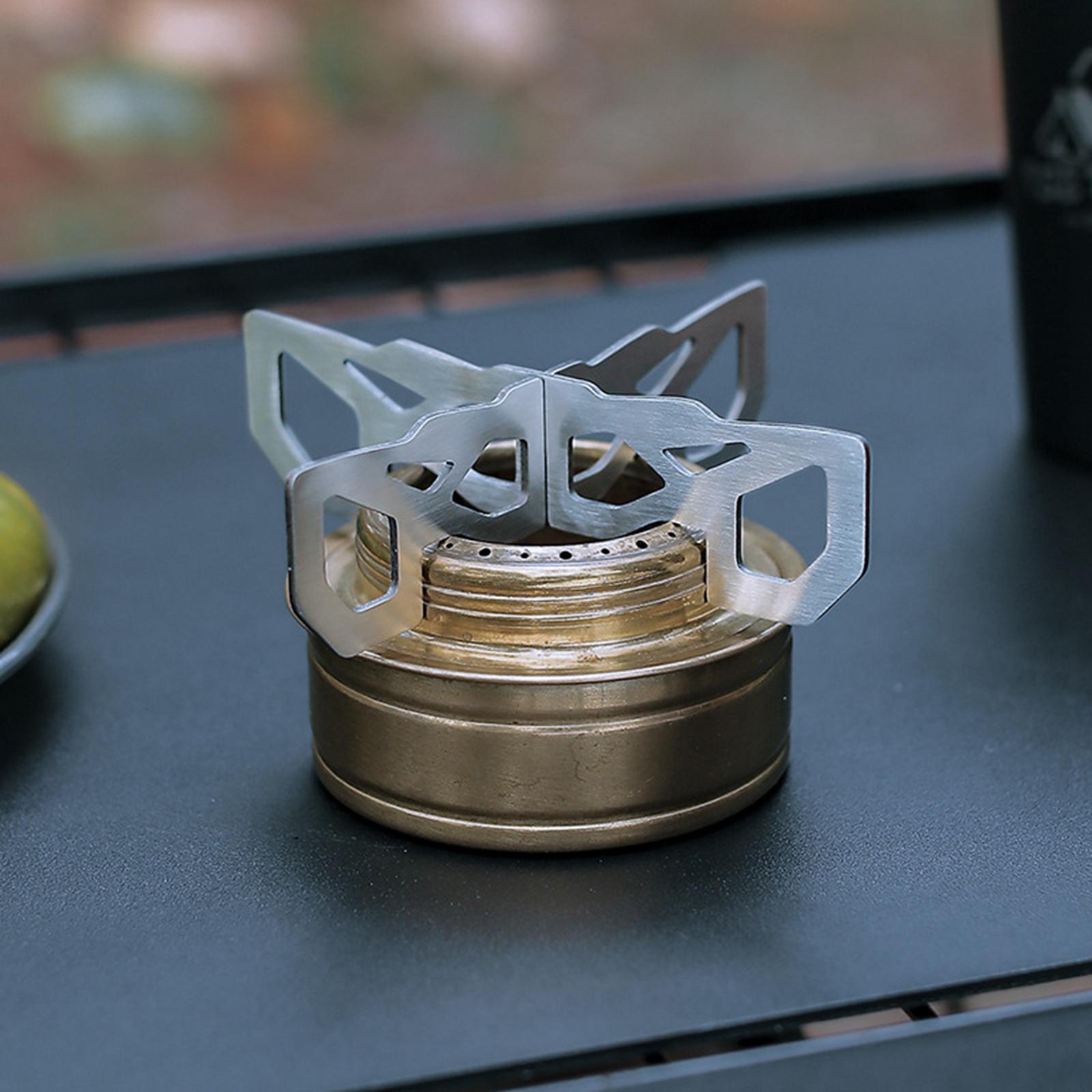 Portable Alcohol tool Rack Cross Stand Camping tool Stainless Steel Picnic