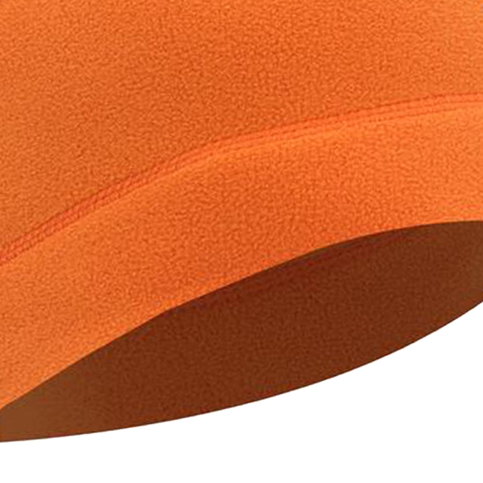 4xWindproof Skull Hat Men Lightweight Winter Beanie for Basketball Hiking Orange