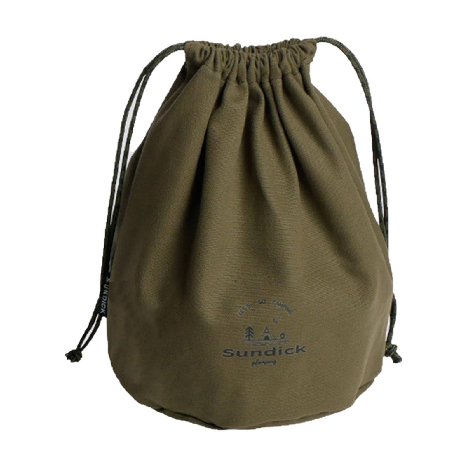 Canvas Drawstring Bag Large