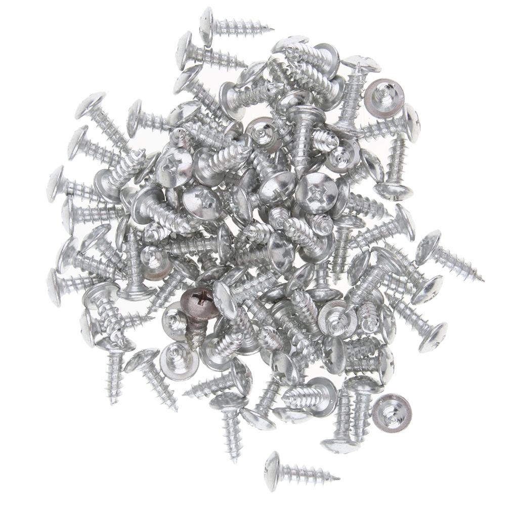 100Pcs Motorcycle Fairing Body Bolts Kit Fastener Clips Screws