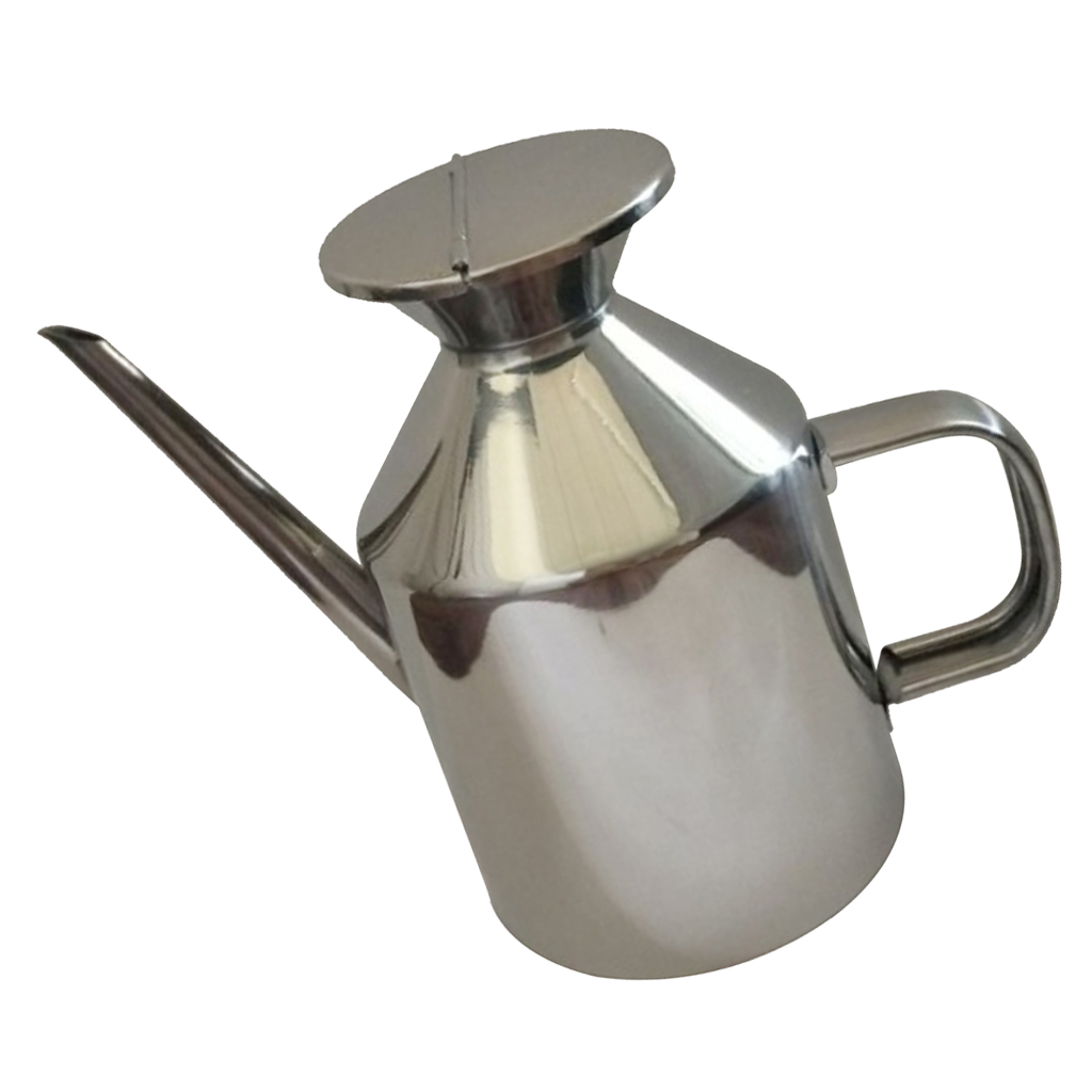 Oil Dispenser Stainless Steel Pot Vinegar Bottle Soy Sauce Kettle 625ml